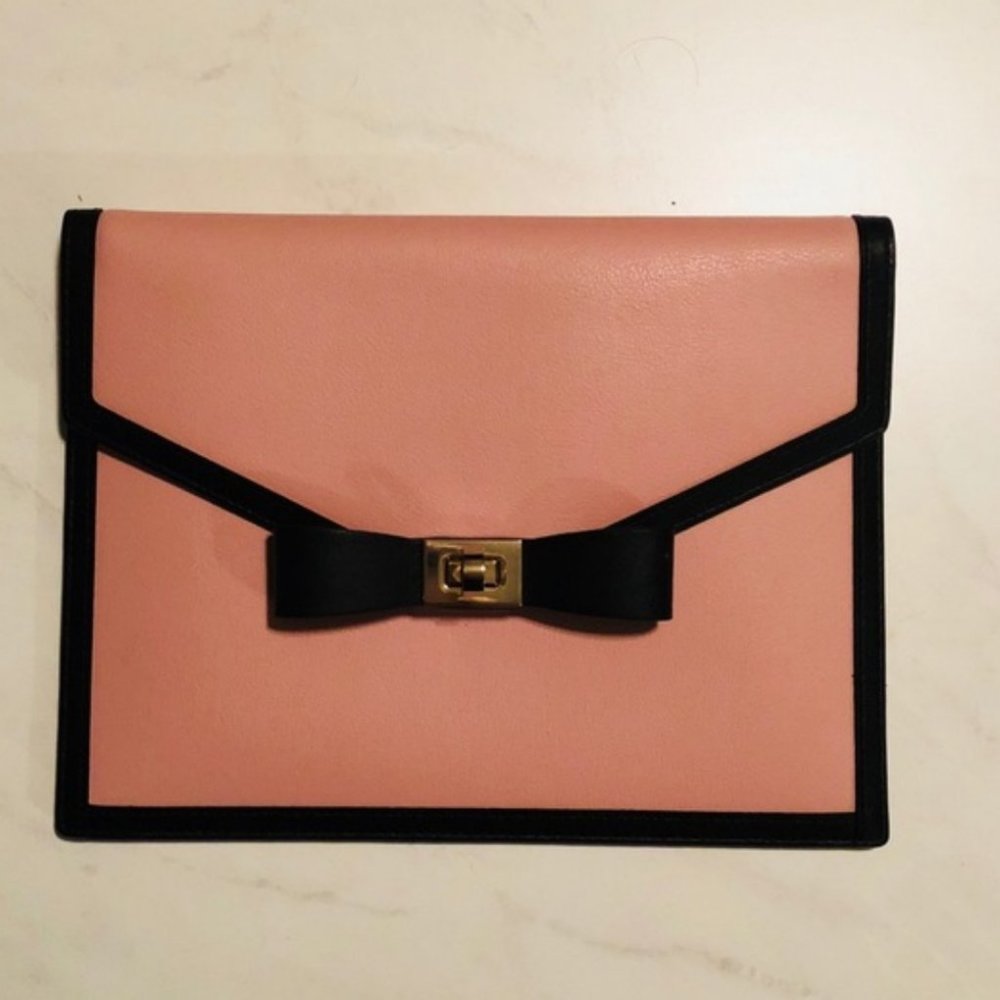 OVERSIZED kate spade pink clutch